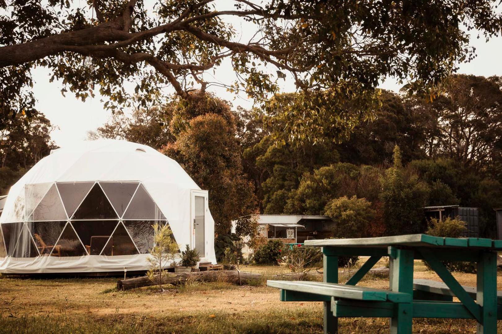 ホテル Boogaloo Camp オーガスタ エクステリア 写真